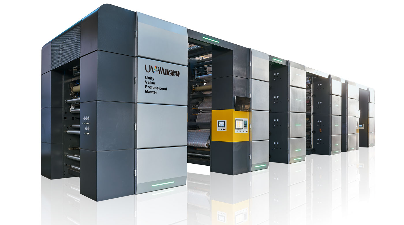 四色層疊式雙收雙放無溶劑凹版印刷機